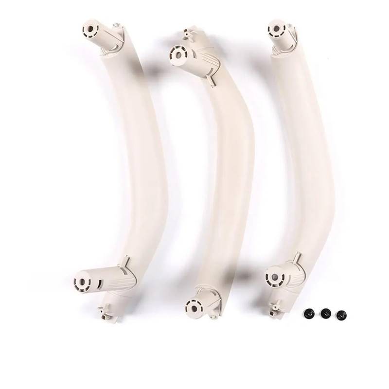 Interieur Zubehör Für X5 X6 F15/F16 Links Rechts Auto Innen Griff Innen Tür Armlehne Panel Pull Trim Abdeckung 3 Teile/satz Autozubehör(RHD creamy-white) von Amxaqjc