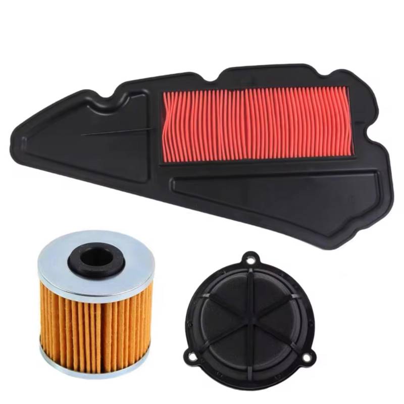 Luftansaugfilter Für KYMCO Für CK250T-16 Für ST250 Motorrad Motor Air Intake Filter Element Luftfilterzubehör(A Set) von Amxaqjc