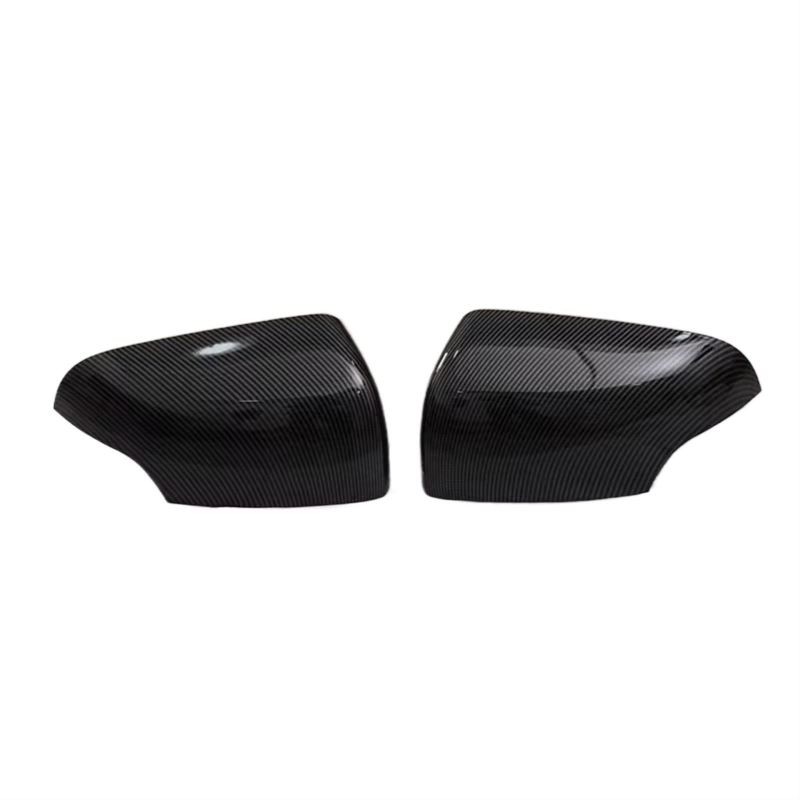 Spiegelkappen Für Ford Für Ranger 2015-2022 Rückansicht Flügel Tür Seite Spiegel Abdeckung Kappe Deckel Shell Auto Außen Carbon Schwarz Clip-On Auto Spiegelkappen(Carbon Look 1 pair) von Amxaqjc