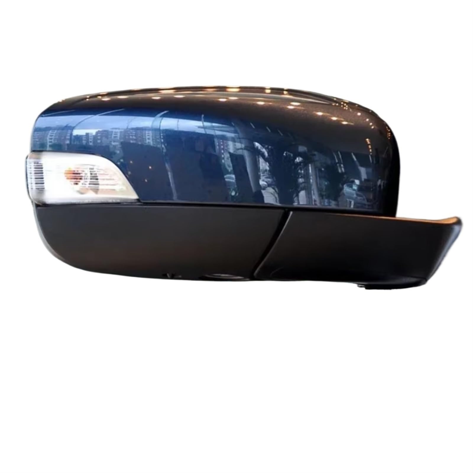 Spiegelkappen Für Volvo Für XC60 2009-2013 Links Rechts Seite Rückspiegel Abdeckung Shell Gehäuse Haube Deckel Lackiert Rückspiegel Kappe Auto Spiegelkappen(Black Blue RH) von Amxaqjc