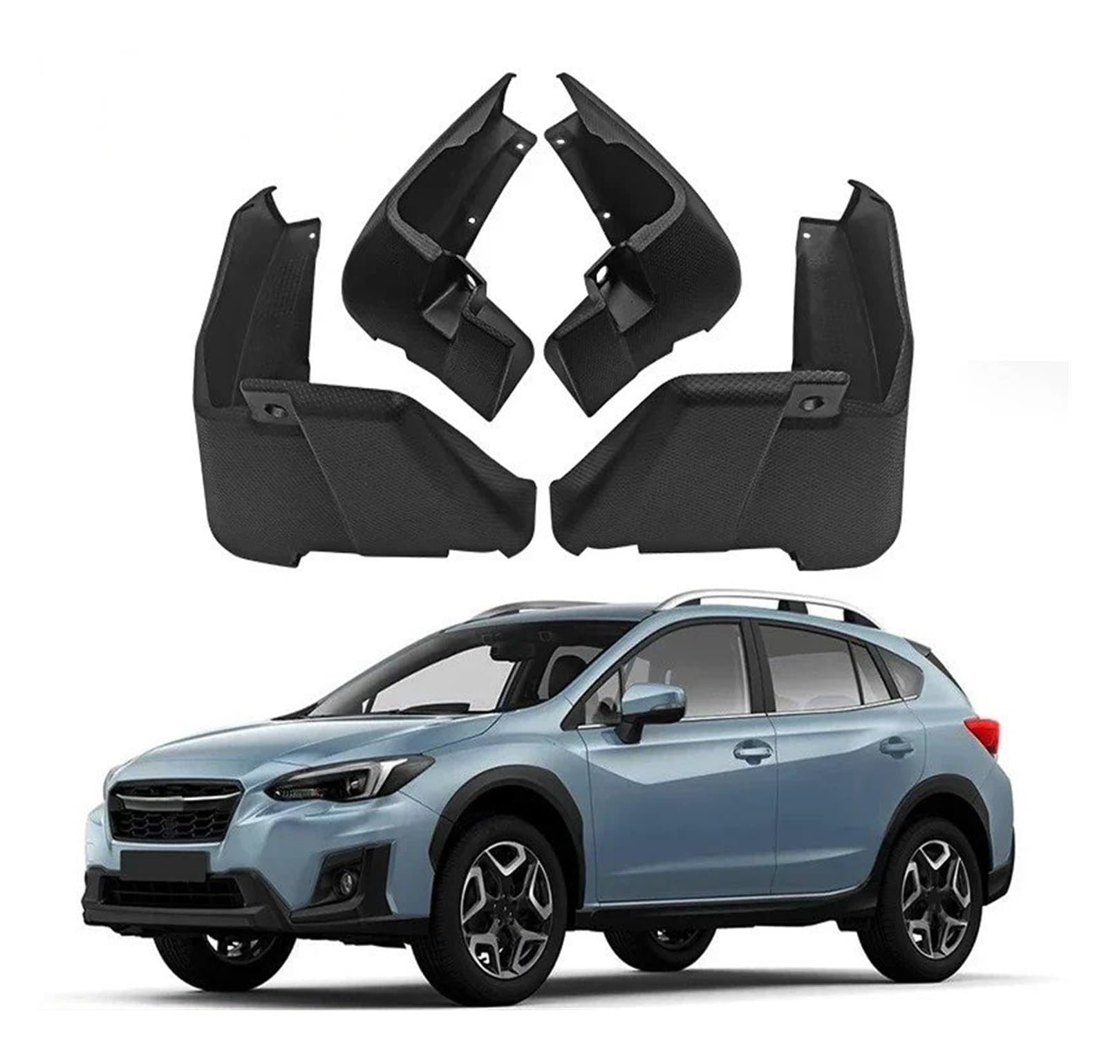 Spritzklappen Für Subaru XV 2018 2019 2020 2021 Schlamm Flaps Splash Guards Schmutzfänger Vorne Hinten Kotflügel Für Fender Auto Außen Zubehör Spritzschutz von Amxaqjc