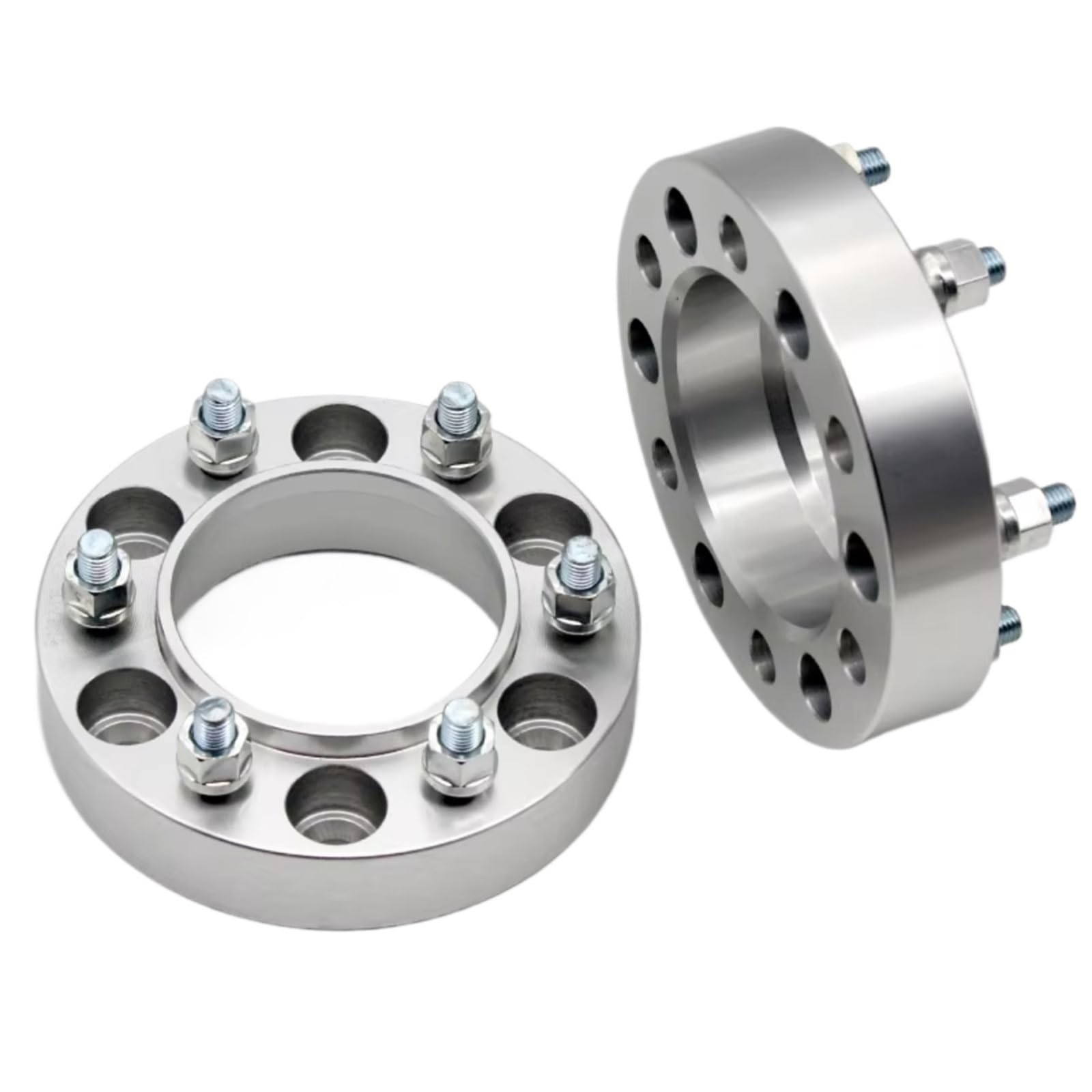 Spurverbreiterungen 2 Stück 30/35/40 Mm PCD 6 X 139,7 CB 110 Mm Geschmiedeter Aluminium-Radabstandshalter-Adapter 6 Lug-Anzug Für Universal-Auto M12XP1.25 Distanzscheiben Set(35mm Silver) von Amxaqjc