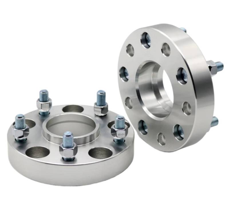 Spurverbreiterungen Für Anesis Für Forester Für Outback 15/20/25/30/50mm 2 Stück 5x100 56,1mm Rad Spacer Adapter 5 Lug Distanzscheiben Set(15mm Silver) von Amxaqjc