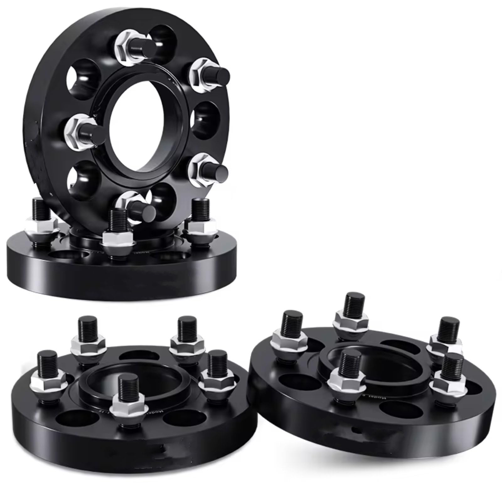 Spurverbreiterungen Für Dodge Für Challenger Für SRT 2008-2023 Flanschplatte T6-7075 Spurverbreiterungen Nabe Verbreiterter Adapter 5x115 71,6 M14 X 1,5 Distanzscheiben Set(4x 15mm) von Amxaqjc