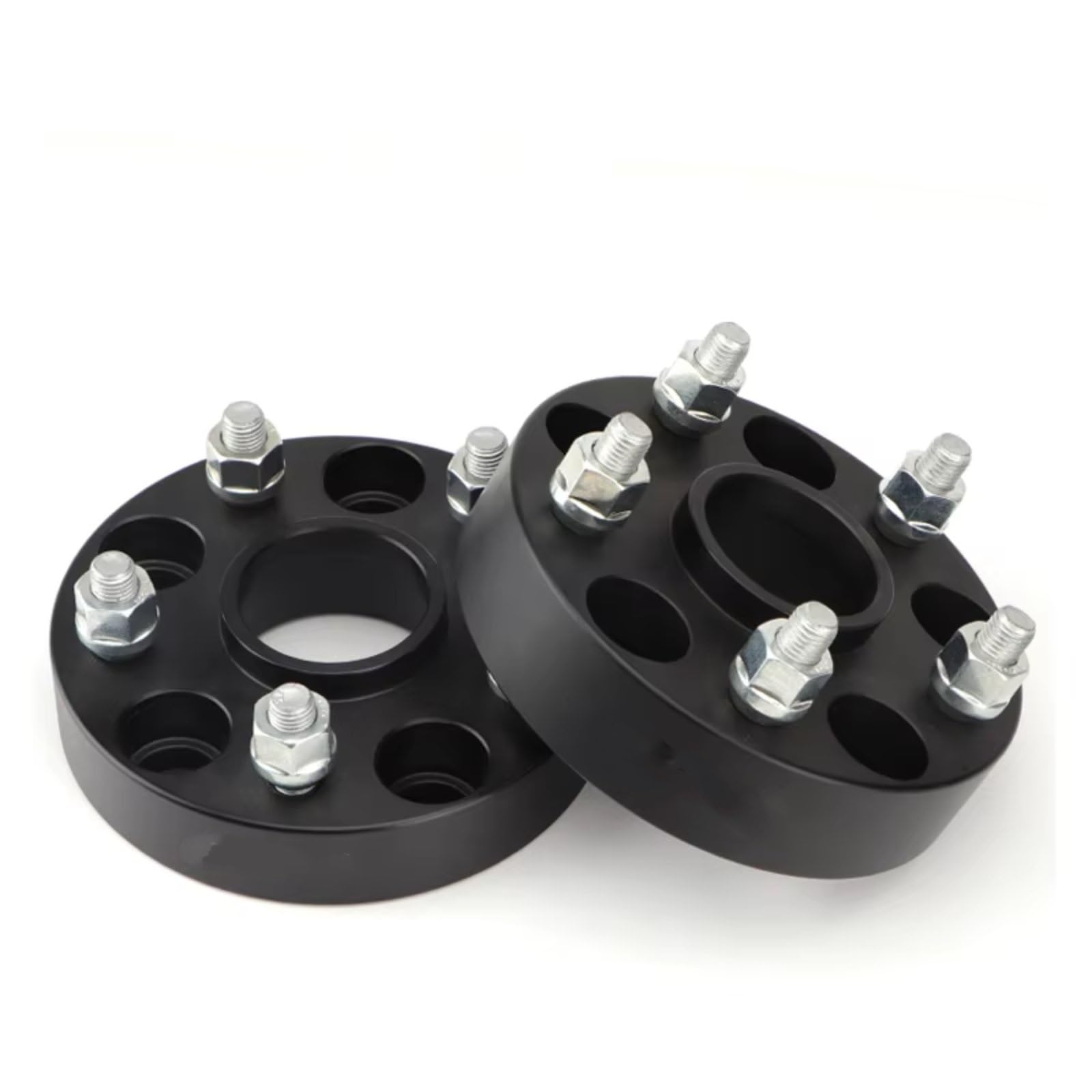 Spurverbreiterungen Für JEEP Für PATRIOT Für Kompass 2 Stück 15/20/25/30/35/40 Aluminium Rad Spacer Adapter PCD 5x114,3 CB 67,1 Anzug Distanzscheiben Set(35mm Black) von Amxaqjc