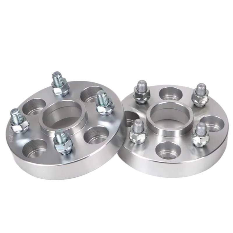 Spurverbreiterungen Für PICANTO Flanschdichtung M12x1,5 2 Stück PCD 4x100 Mittelloch 54,1 Mm Rad Geschmiedete Distanzstücke Adapter Distanzscheiben Set(20mm Silver) von Amxaqjc