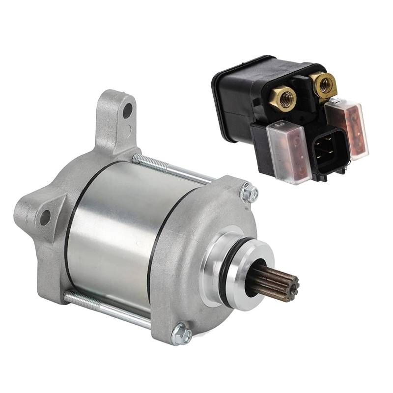 Startermotor Für CRF450R Für CRF450RX 2019-2023 Motos Motor Teile Motorrad 31200-MKE-A71 35851-MKE-A11 Starter Motor Und Magnet Relais Starter Anlasser von Amxaqjc