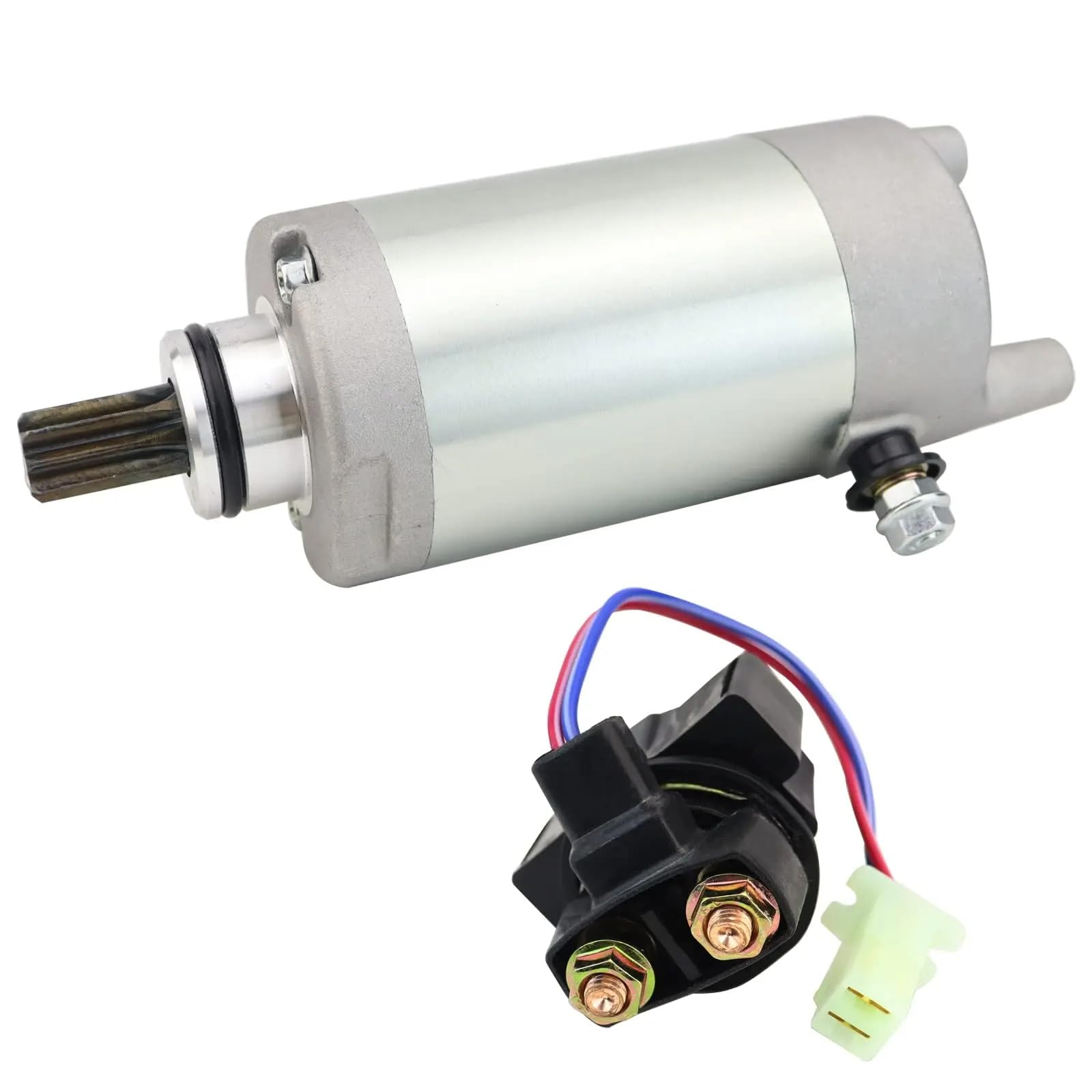 Startermotor Für Timberwolf 250 1992-2000 Für Tri-Moto 200 Für YTM200E 1983-1985 Für Tri-Moto 225 Für YTM225D 1983-1986 Anlasser-Magnetrelais Starter Anlasser von Amxaqjc