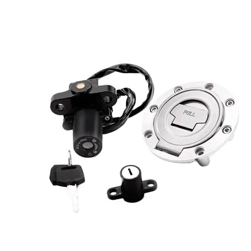 Zündschloss Für YZF-R6 1999-2005 Für MT-07 Für MT-09 2013-2016 Motorrad Kraftstoff Tankdeckel Zündschalter Sitz Lock Key Kit Motorrad Zuendschloss von Amxaqjc