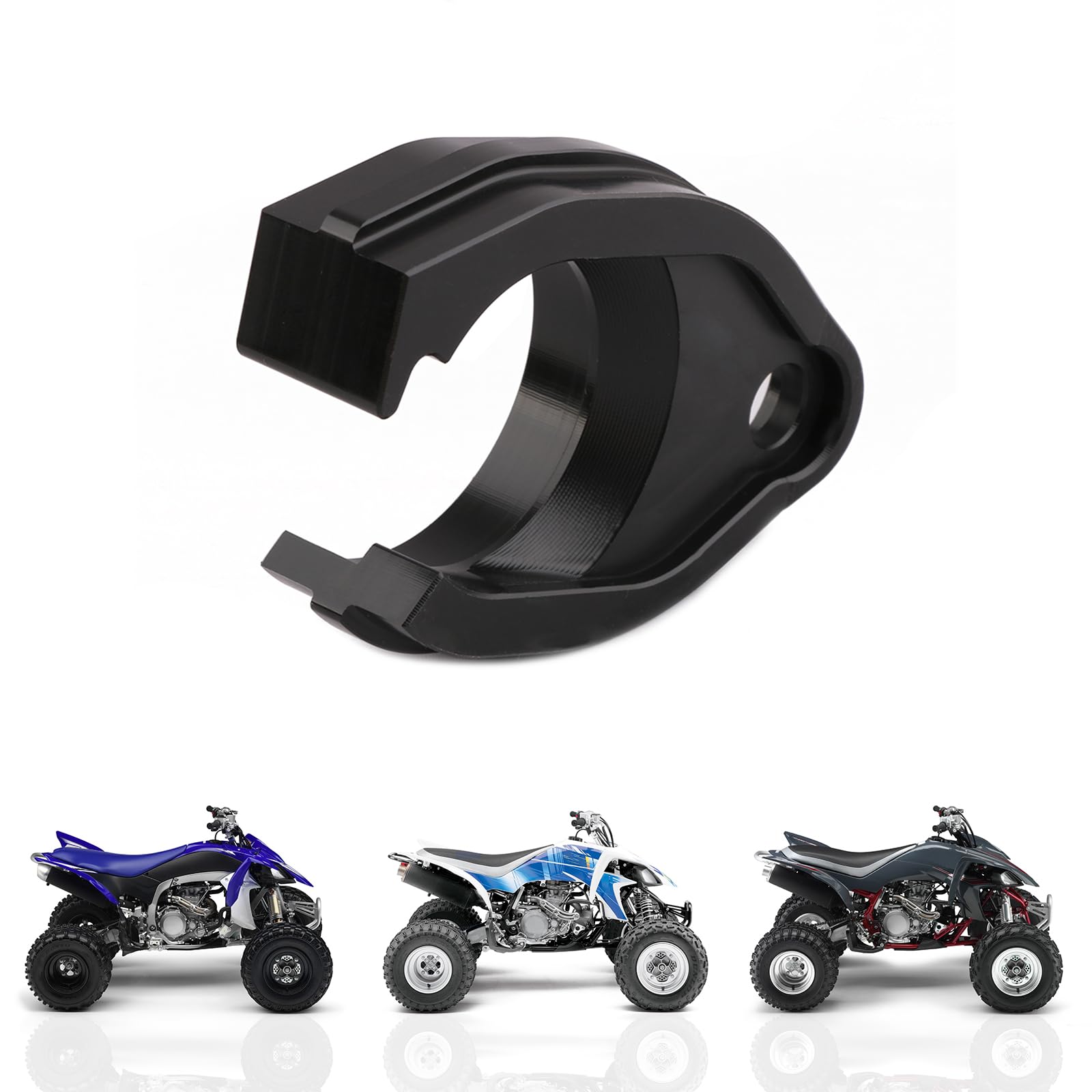 AnXin ATV Schwinge Kettenführung Kunststoff Schwinge Puffer Schieber Dichtung Guard Fit für Dirt Bike YFZ450X 2008 YFZ 450 2004-2009 2012 2013 Schwarz von AnXin