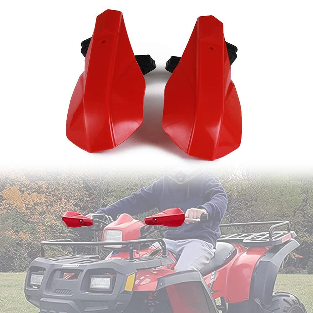 AnXin Handprotektoren 7/8 Zoll und 1 1/8 Zoll Handschutz Lenkerbürste Schutz für hon.da CRF50 CR80 CR85 CRF110 CR125R CR250R CR500R CRF150R CRF150F Motorrad Dirt Bike Pit Bike (rot) von AnXin