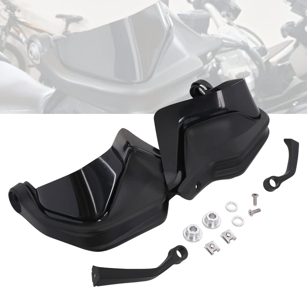 Motorrad-Handschützer aus ABS-Kunststoff, mit Windschutzscheibe, schwarz, für S1000XR F800GS R1200GS R1200GS R1200GS LC 2013-2018 R1250GS/ADV 2018 2019 von AnXin