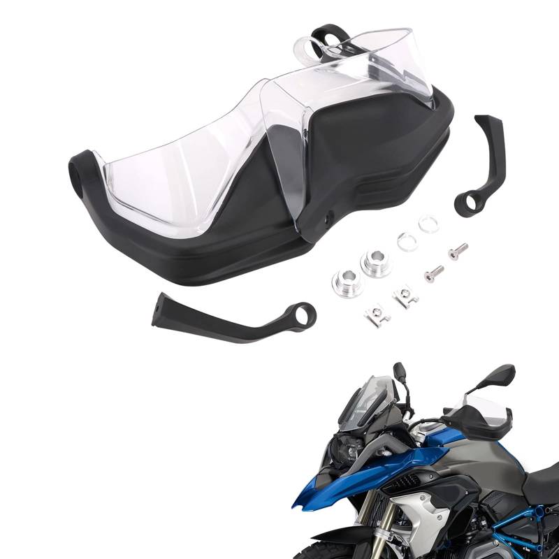 Motorrad Handschützer ABS Kunststoff mit transparenten Deflektoren für S1000XR F800GS R1200GS R1200GS LC 2013-2018 R1250GS/ADV 2018 2019… von AnXin