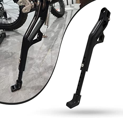 Sur Ron Motorrad Verstellbarer Kickstand Fuß Seite CNC Dirt Bike Kickstand für Elektro Dirt Bike Light Bee/Surron/Sur Ron X/Sur Ron S/X160/X260 Schwarz von AnXin