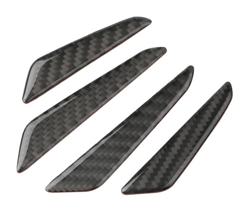 Anawakia 4 Stück Auto Tür Kantenschutz Trim Streifen Aufkleber Auto Türschutz Fahrzeugzubehör Carbon Kantenschutz Scratch Bumper Trim Aufkleber von Anawakia