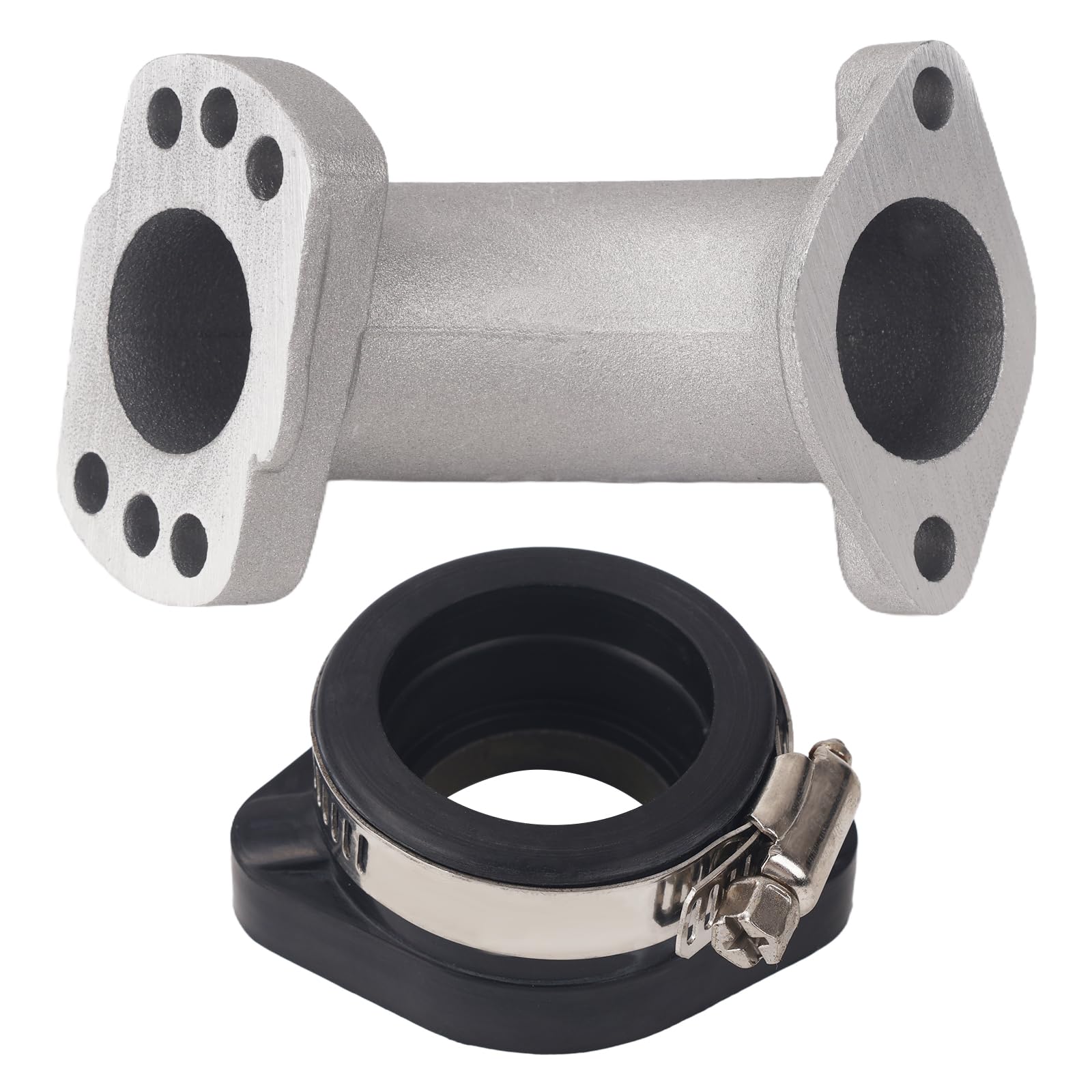 Andux Motorrad Ansaugkrümmer Ansaugrohr Manschette Joint Adapter 26mm-28mm Adapter für VM24 MT/JK-02 von Andux