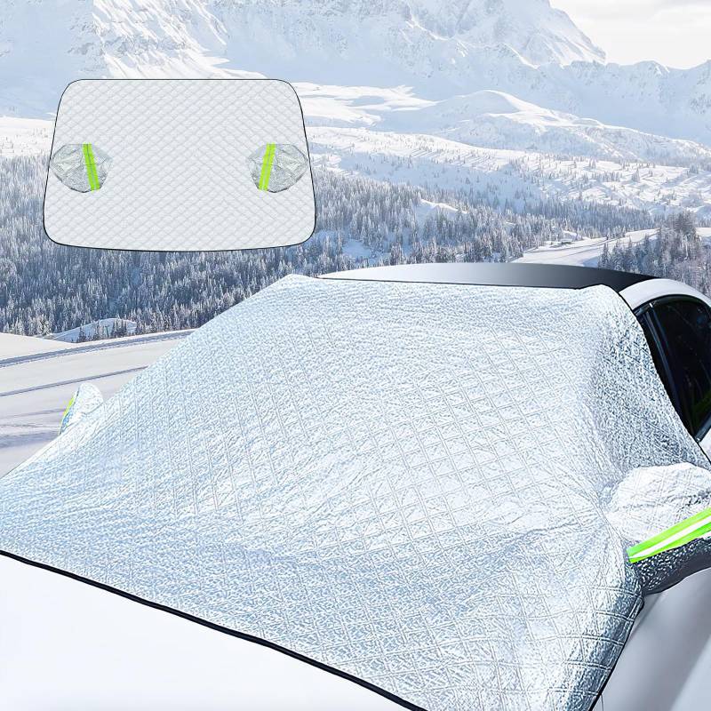 Anevios Frontscheibenabdeckung Auto, Scheibenabdeckung Auto Winter, Scheibenabdeckung Abdeckung, Faltbare Autoscheibenabdeckung für gegen Schnee, EIS, Frost, Staub, Sonne - 235 x150cm von Anevios