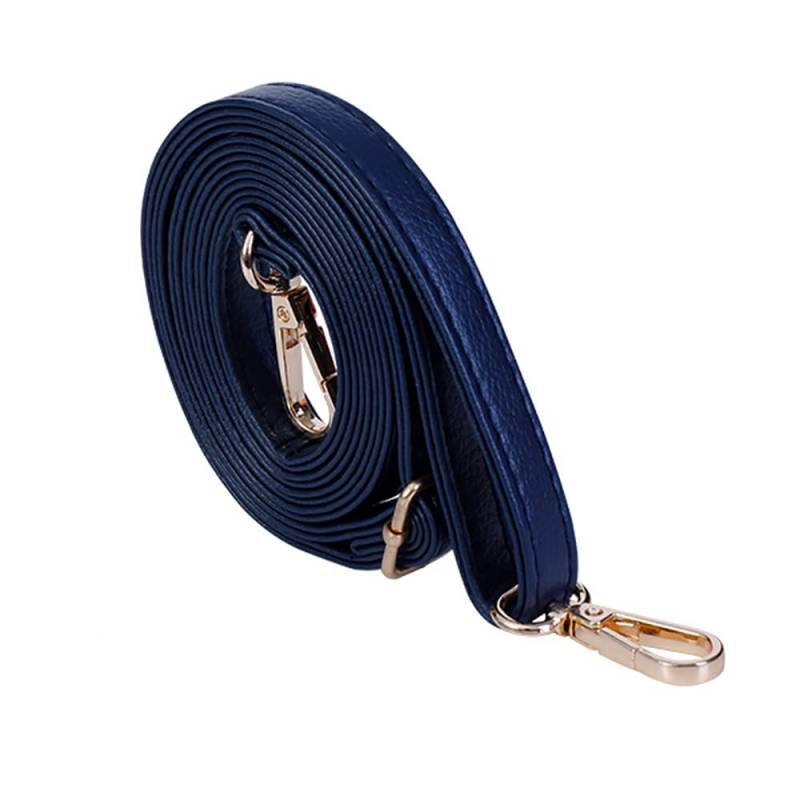 PU Verstellbarer Schultergurt, Leder Schultergurt Breit 1,45cm Taschengurt Lang 140 cm Taschengurte, Ersatztaschen Gurt Schulterriemen Zubehör für Crossbody bag, Umhängetasche,Marineblau von Anevous