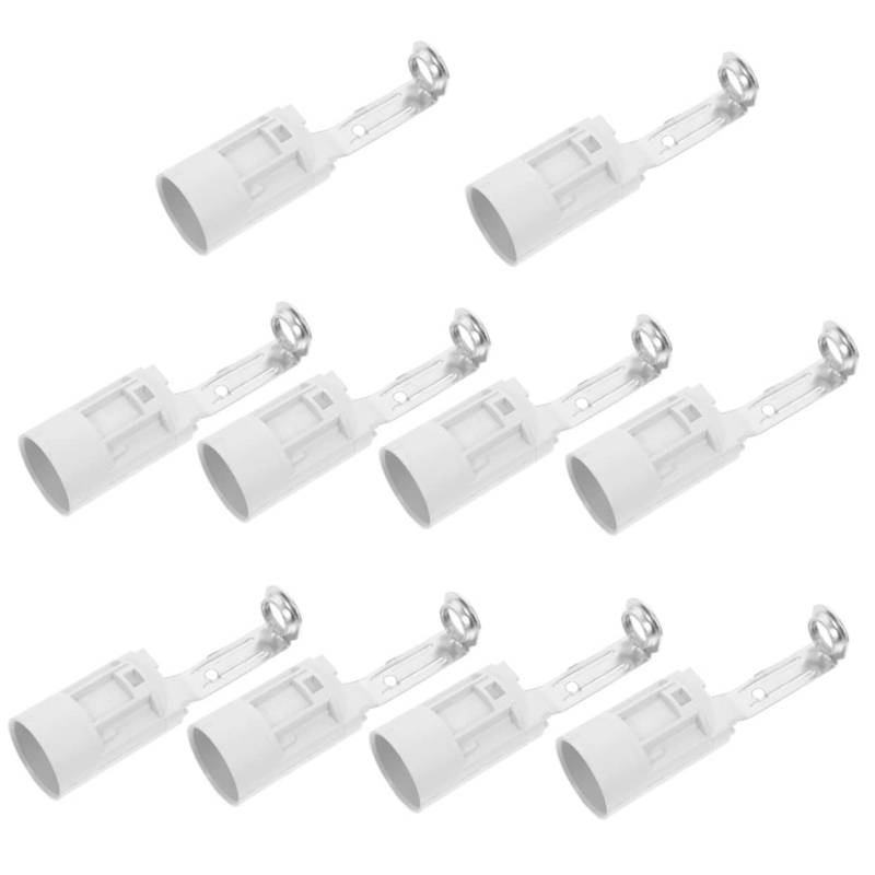 Angoily 10er Set E14 Schraubfassung Für Kerzenlampen 90mm Lampenfassung Ersatzteile Für Beleuchtung Hochwertige Lichtfassung Für Hängelampen Und Deckenleuchten von Angoily