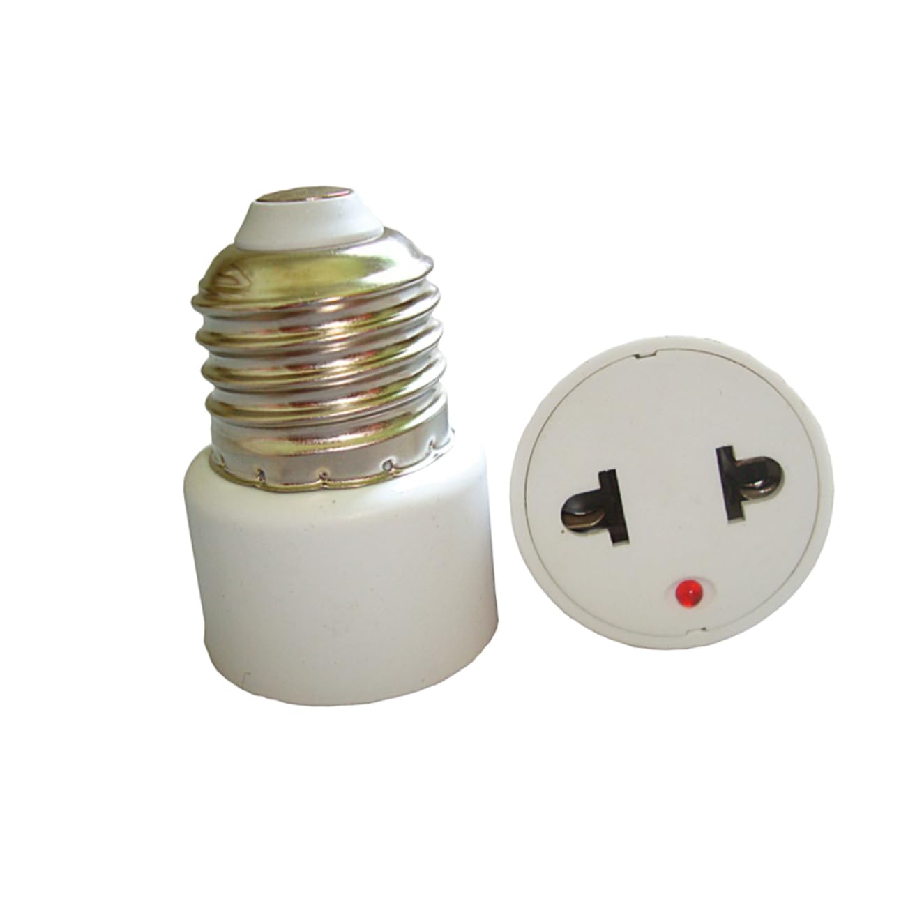 Angoily 2er Set E27 Lampenfassung Adapter Für 220V Stecker Für US Steckdose Geeignet Für LED Und Leuchtstofflampen Lampenhalterung Zur Umwandlung Von E27 Auf Steckdose von Angoily