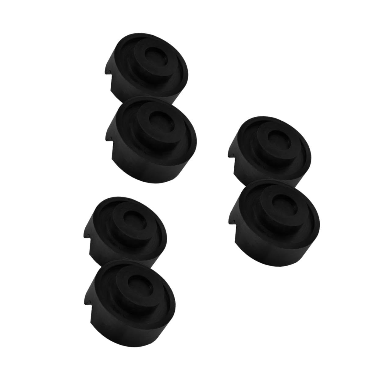 Angoily 3 Sätze Wagenheberauflage Stabilisator-wagenheberpolster Jack-Pads Auflage Heben Bodenklinkenadapter Wagenheber-Pads Hebekissen Für Wagenheber Jack-Lift-pad Gummi Black 2 Stück * 3 von Angoily