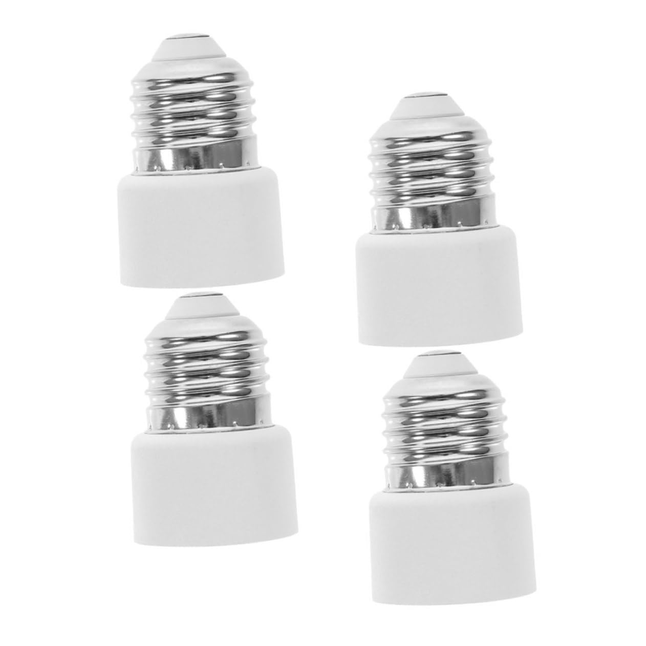 Angoily 4er Set E27 Lampenfassung Zu 2 Poligem Stecker Adapter Polarisiertes Lichtsocket Konverter Einfach Zu Installieren 220V Geeignet Für Standard Glühbirnen Und LED Leuchten von Angoily