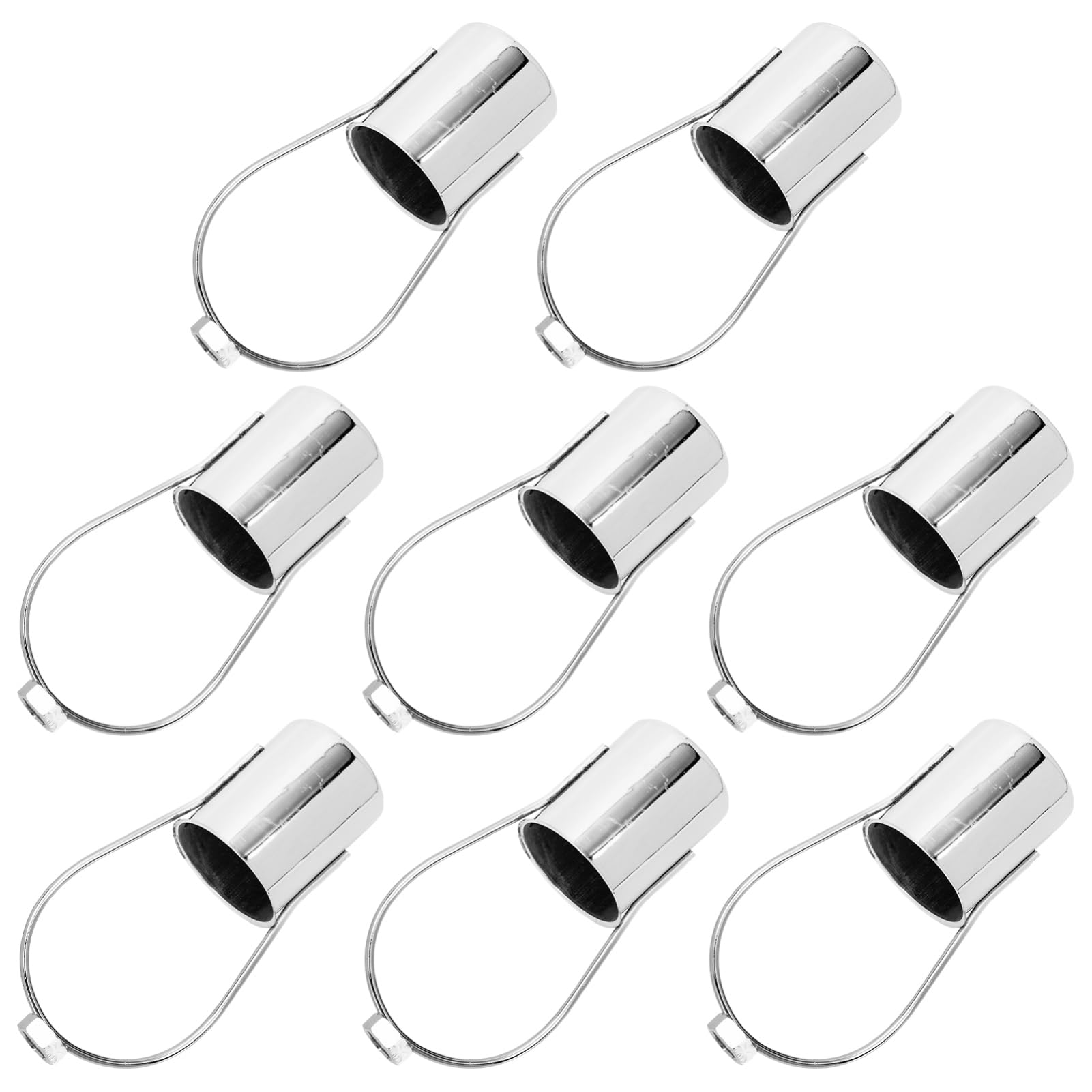 Angoily 8st Leichte Tasse E27 Lampenfassungen Diy Lampenhalter Tasse E27 Lampensockel Lampenschirm Für Pendelleuchte Lampenschirmhalter Leichter Käfigschutz Silver Schmiedeeisen von Angoily