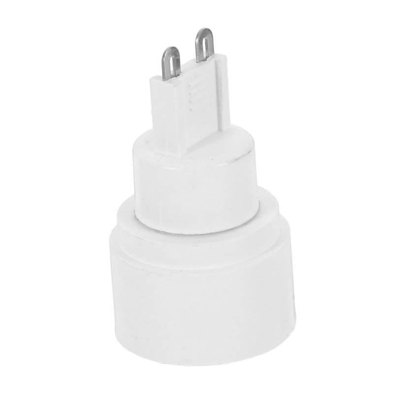 Angoily Lampenhalter-Konverter Produktadapter Schlüsselanhänger Hardware Lampenfassung Converter E-Lampen-Adapter Lichtsteckdosenstecker Glühbirnen-Steckeradapter für den Außenbereich Weiß von Angoily