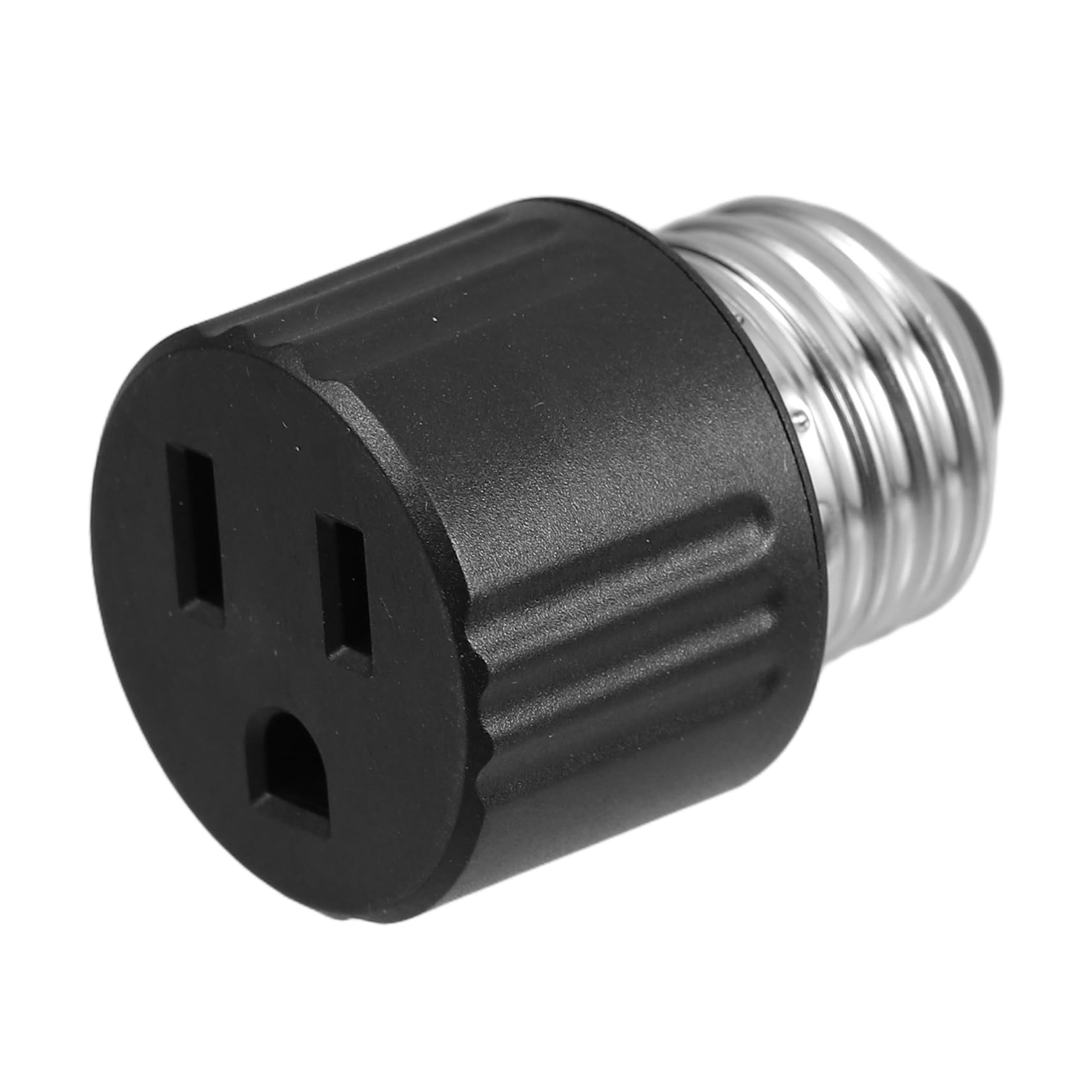 Angoily Lampenkopfadapter Lampenfassung Fassung Außenlichtadapter Stiftlichtadapter E-Lampenadapter Lampenfassung Adapter Licht Steckdose E26-Lampensteckdosen-Adapter Plastik Black von Angoily