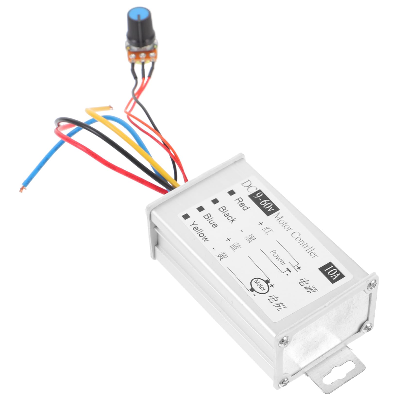 Angoily PWM DC Motor Controller 9 60V 10A 1200W Geschwindigkeitsregler Mit Einstellbarem PWM Signal Für Bürstenlose Motoren Stufenloser Drehzahlregler Und Antriebsschalter von Angoily