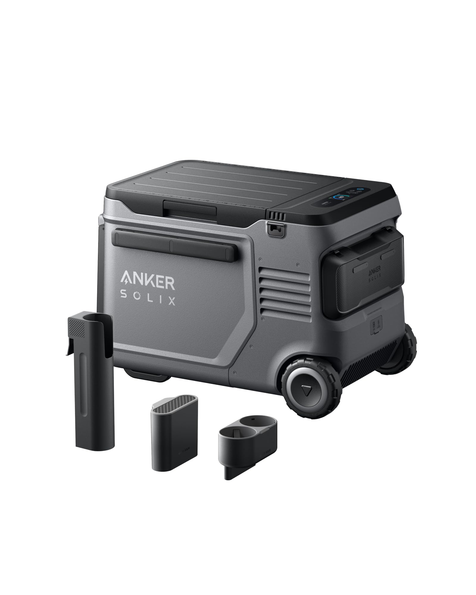 Anker SOLIX EverFrost 2 40L Akku-Kühlbox + Roadtrip-Set, Tragbarer Mini-Kühlschrank, 288Wh, AC/DC oder Solarenergie, Für Camping, Reisen, Angeln (Nur 1 Akku im Lieferumfang) von Anker