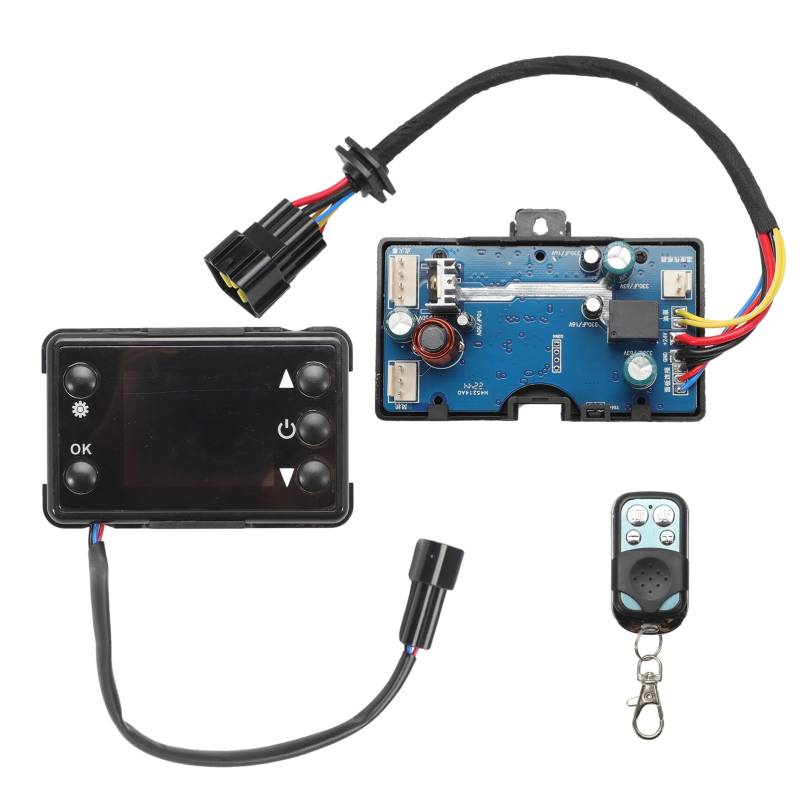 Anlseiod 12V/24V 3-5KW Platine Hauptplatine Controller für Standheizung Diesel,LCD Schalter Controller für Auto Diesel Luftheizung Parkheizung von Anlseiod