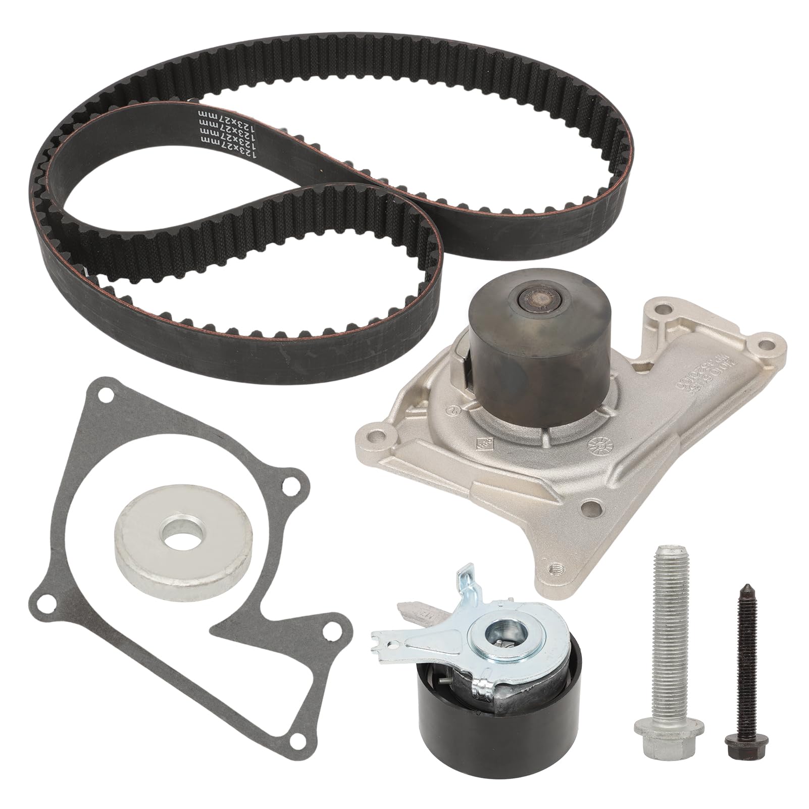 Anlseiod KP25578XS-2 Zahnriemensatz Mit Wasserpumpe, kompatibel mit Clio III Kangoo Laguna III Dacia Duster Lodgy NV200 Timing-Kit mit Pumpe von Anlseiod