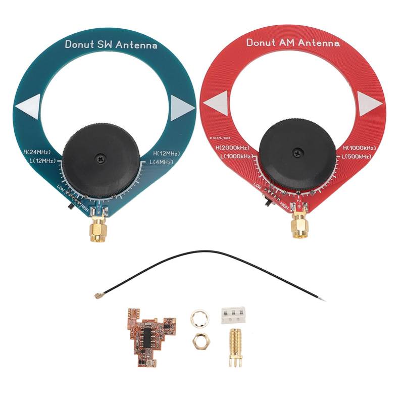 SI4732 Chip Funkmodulplatine, Lang Mittel Kurzwellen Funkempfangsmodul mit HF Vollband SSB FM SW AM Antenne, für UV K5 UV K6 V5 FPC Version Hinzugefügt von Annadue