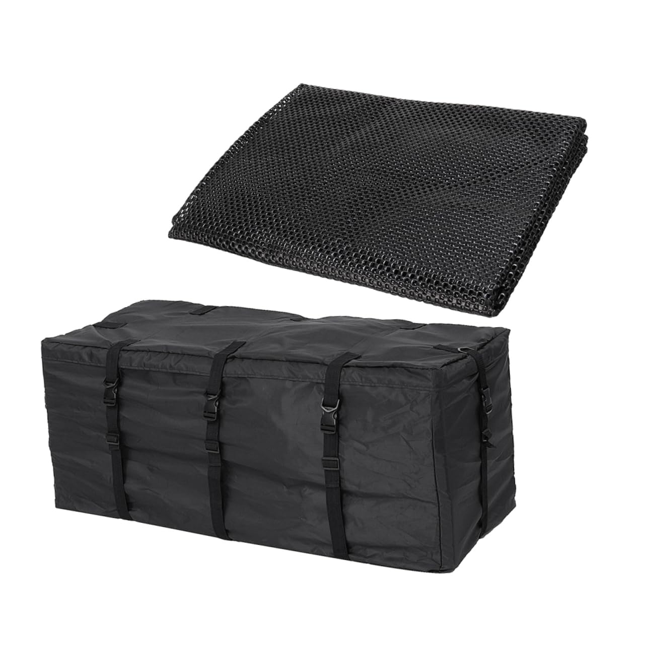 Anneome 1 Satz Dach gepäck Tasche stabmixwe dachbox Auto antirutsch pad car roof Box Autodachtasche Dachträger Auto Dach Ladung Halter Gepäcktasche auf dem Dach des Autos Emulsion Black von Anneome