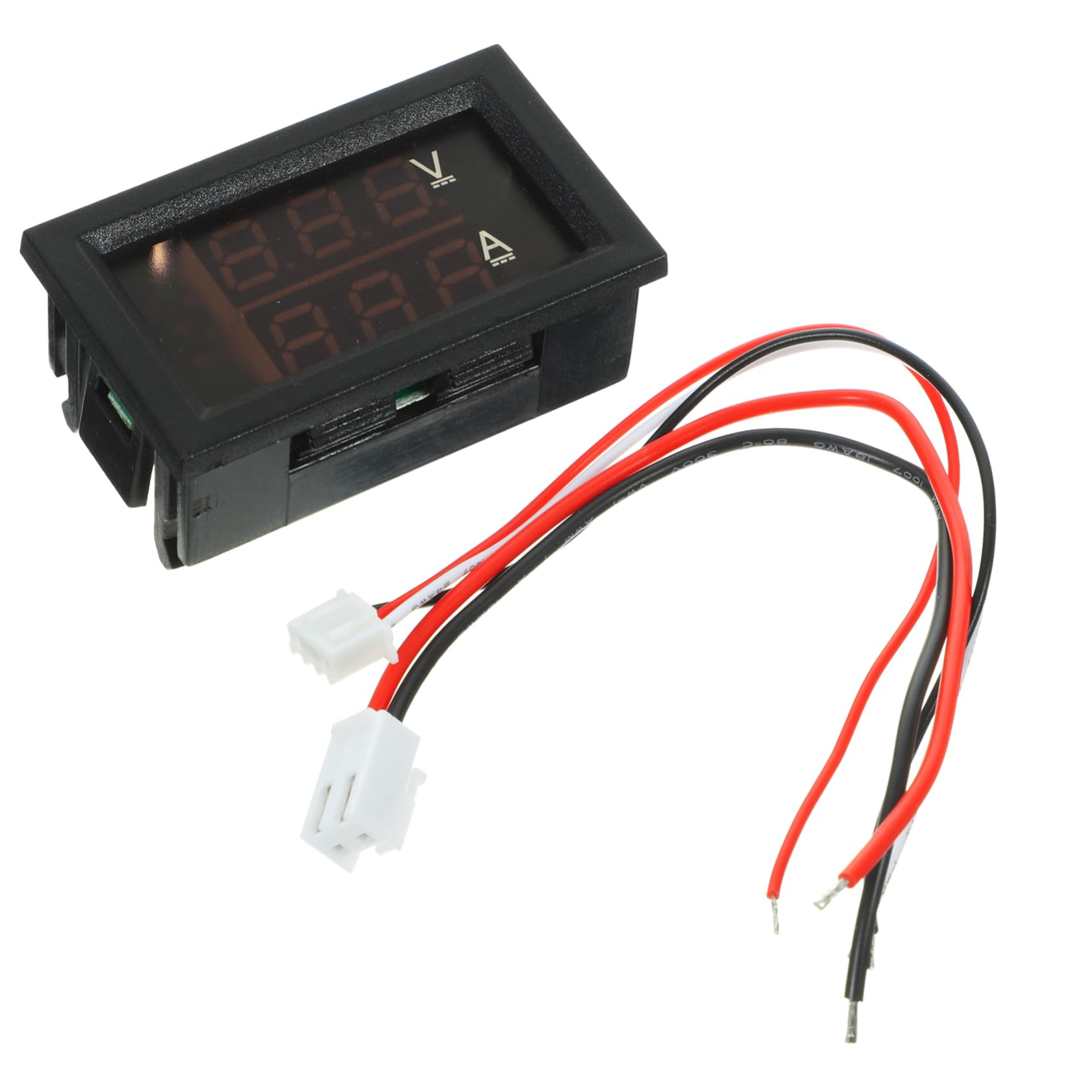 Anneome 1 Stk Spannung und Strom Panel-Messgerät LCD Voltmeter Amperemeter Spannung Strommessgerät digital voltmeter kfz batterietester 10a digitales Amperemeter 10a Stromtester Plastik von Anneome