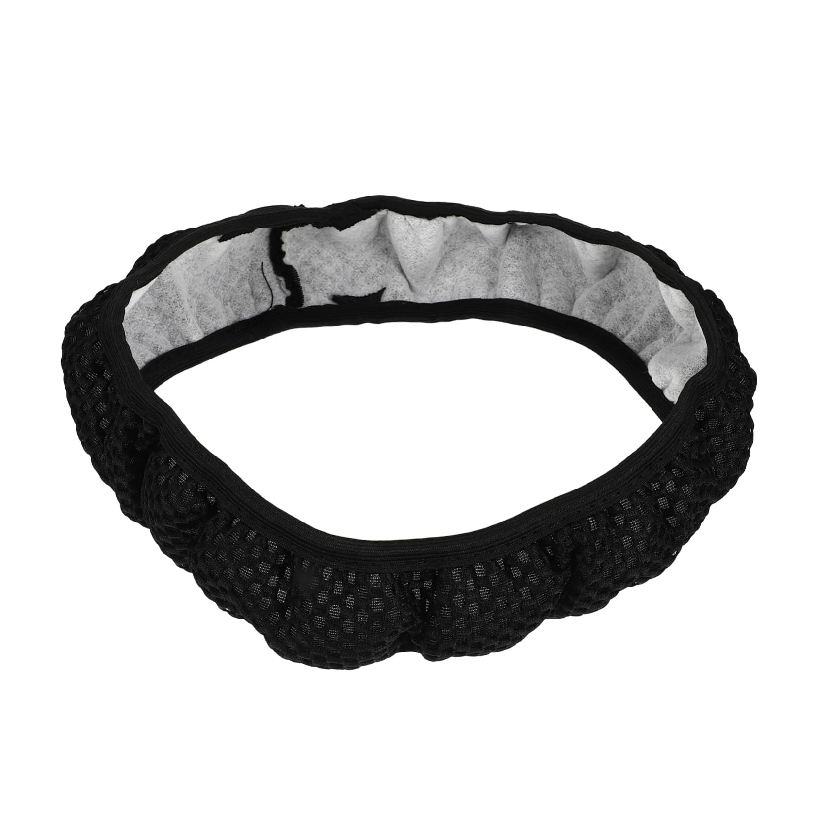 Anneome 15 Massage-Lenkradabdeckung Auto Räder lenkrad dekoration Bremsleitungsverbindungen Radkappen-Embleme car steering wheel covers Lenkradschutz SUV-Radschutz Massage-Mesh-Tuch Black von Anneome