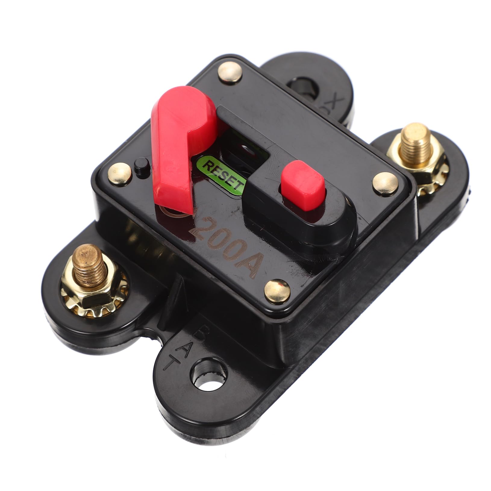 Anneome 200A Leistungsschalter Für Trolling Motor Auto Und Boot Wasserdichter Auto Audio Schutzschalter Mit Manuellem Reset Für Lautsprecher Und Stereo Anlagen Inline Sicherung Für von Anneome