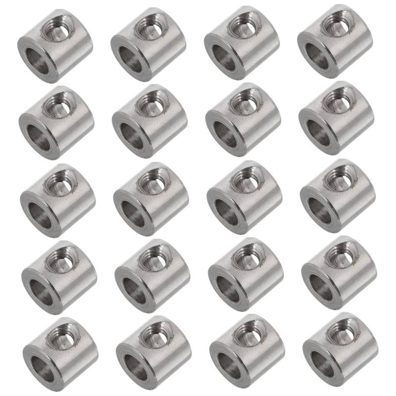 Anneome 20Pcs Heavy Duty Kabelklammern Für Stahldrahtseile Kabelverriegelungsanlagen Drahtseilklemme Drahtseilschnurklemmen Für Stahlkabelkonsum von Anneome