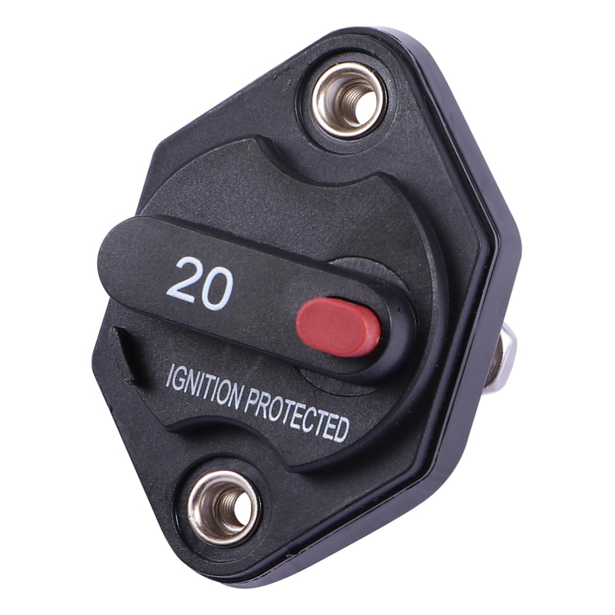 Anneome Auto Rv Electric Vehicle Circuit Breaker Luftleistungsschalter Sicherungsautomat Für Utv Auto Sicherung Sicherungskasten Anhänger-überstromschutzschalter Unterbrecher Black Pvc von Anneome