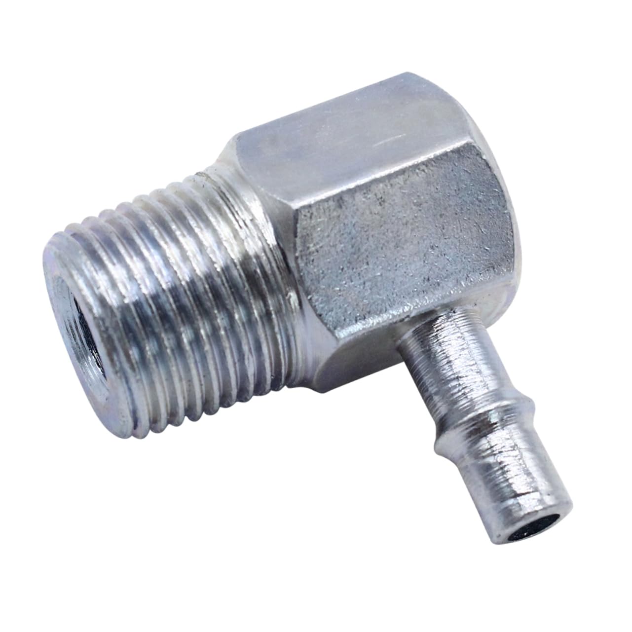 Anneome NPT 1/4 90° Edelstahl Vakuumanschluss Für Ansaugkrümmer Hochwertiger Adapter Für Fahrzeugmodifikationen Ideal Für Ansaugkrümmer Fittings Und Vakuumleitungen von Anneome