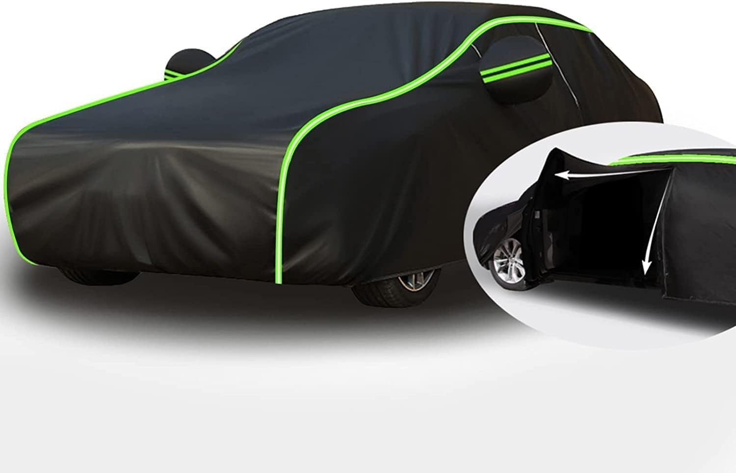 Ansixeay Abdeckplane Auto für BMW G70 7 Series 2023 - Present,Volle Abdeckung für den Außenbereich Zum Schutz Vor Sonne, Regen Und Staub, Reißverschluss Und Windkordel Ansixeay Abdeckplane Auto für BMW G70 7 Series 2023 - Present,Volle Abdeckung für den Außenbereich Zum Schutz Vor Sonne, Regen Und Staub, Reißverschluss Und Windkordel von Ansixeay