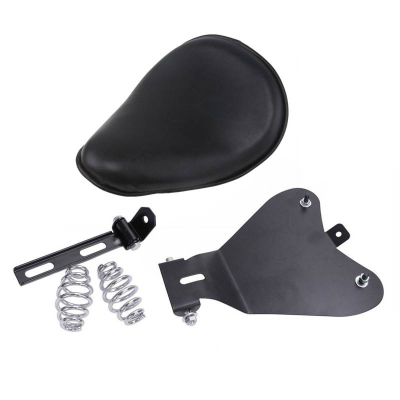 Anzene Schwarz solo Sitzhalterung Frühling Base Mount Kit Barrel Frühling Für Sportster Chopper Bobber Benutzerdefinierte Dyna von Anzene