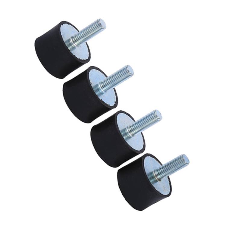 4pcs Gummihalterungen M6/M8, Gummisisolatorhalterungen, Anti -Vibrationshalterung, Dämpfungselemente Zur Vibration, für Luftkompressoren Garagenmotorpumpe Autos -Dieselmotoren von Aoaoy