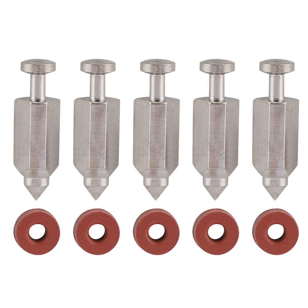 Carburetor Repair Kit - 5pcs Carb -Nadeldichtung Kit, Geeignet für 398188, Ideal für Vergasernadelersatz von Aoaoy