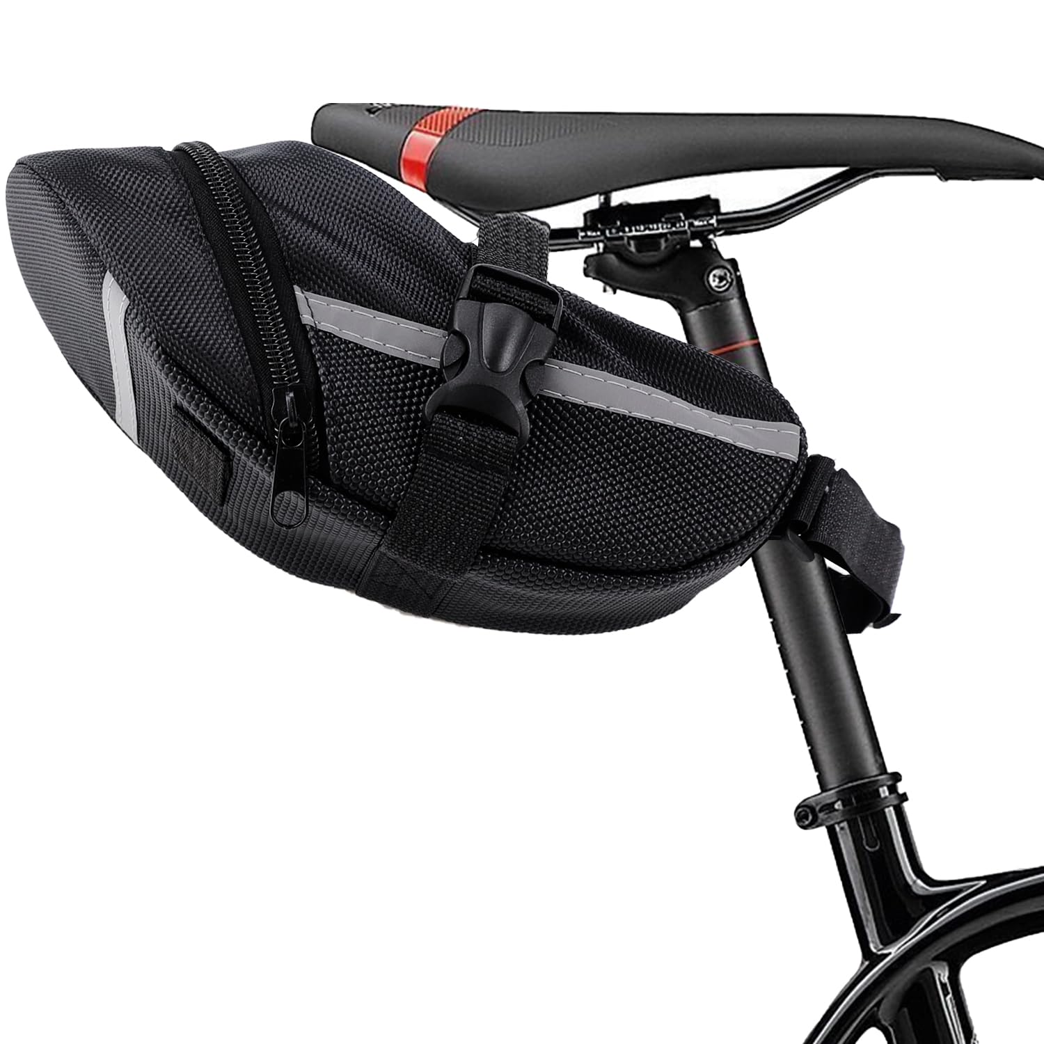 Aohcae Satteltaschen für Fahrrad, Fahrrad Satteltasche Fahrradtasche Sattel Fahrradschloss Tasche für Mountainbikes, Fahrräder, und Rennräder von Aohcae