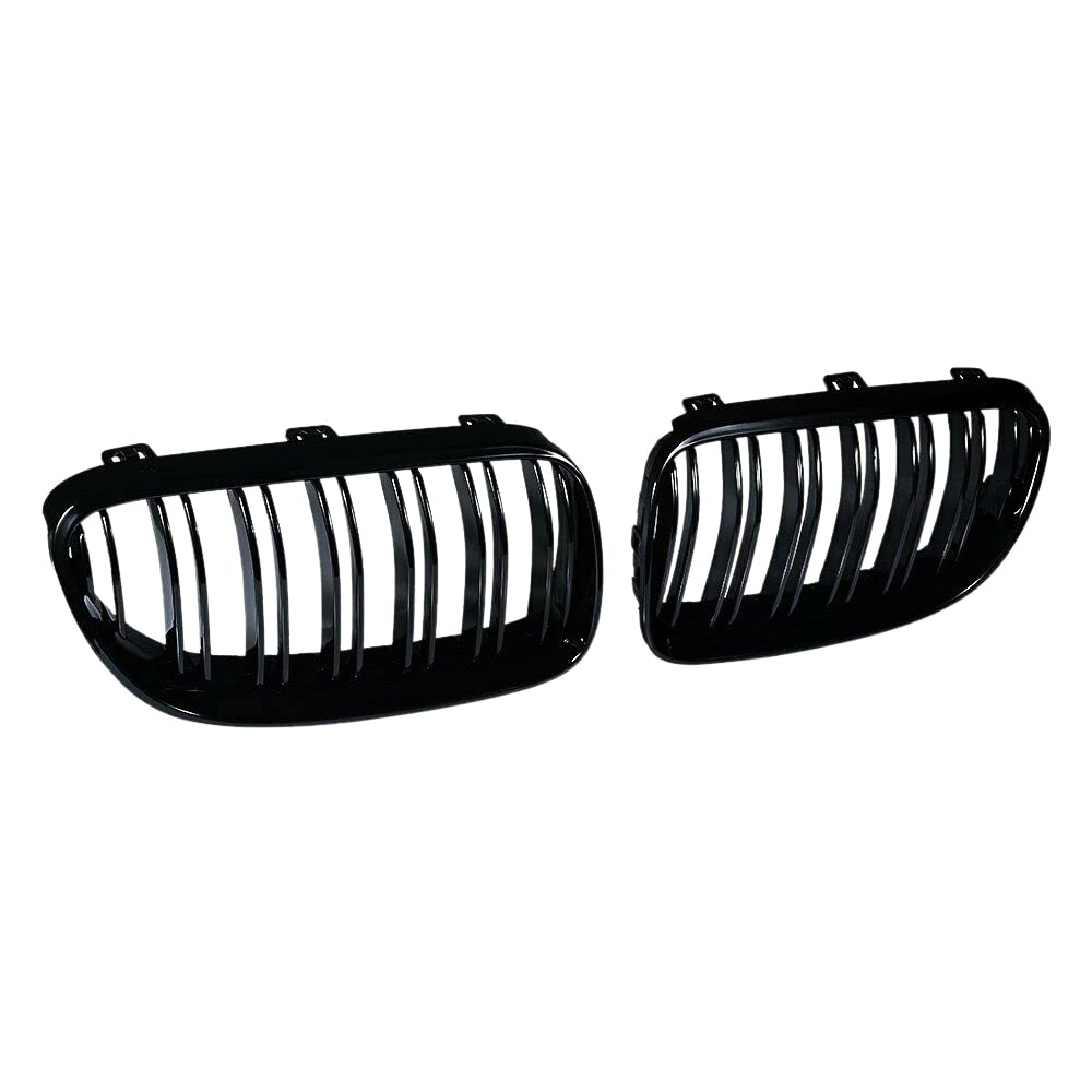 Aorwh 2X Schwarz Hochglanz Vorder Niere KüHlergrill KüHlergrill FüR E92 E93 3-Series 328I 335I Coupe 2011-2013 von Aorwh