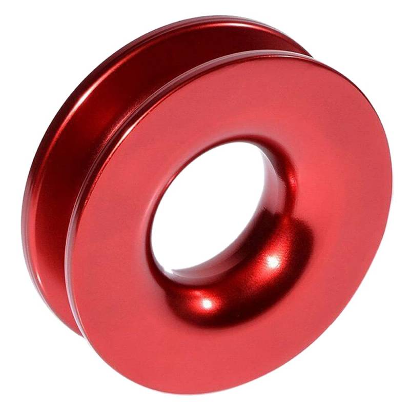 Aorwh Aluminium Recovery Ring Snatch-Ring 41000Lb für 3/8 1/2 Synthetisches Winden Seil ROT von Aorwh