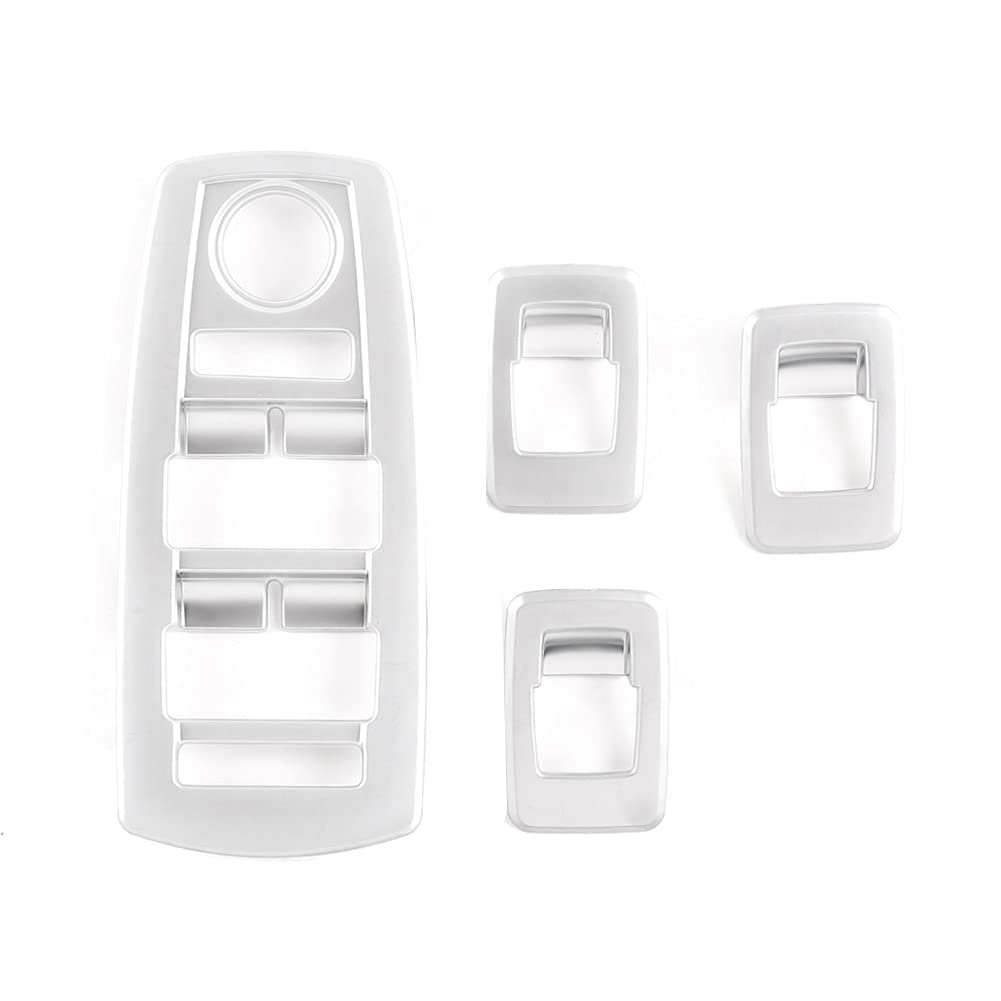 Aorwh FüR X3 E83 2006-2010 Auto Fenster Glas Heben KnöPfe Rahmen Trim Aufkleber 4 StüCk/Set von Aorwh