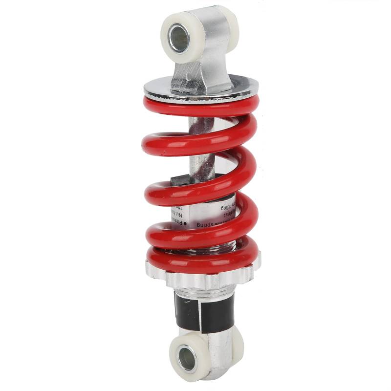 Aoutecen Universal Motorrad Stoßdämpfer Rot 125mm Mini Stoßdämpfer Dämpfer Feder für Mini Bike Roller Moped 750LB/IN 125mm von Aoutecen